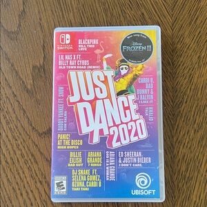 Ubisoft Just Dance 2020 for Nintendo Switch - Vibrant Red Cover